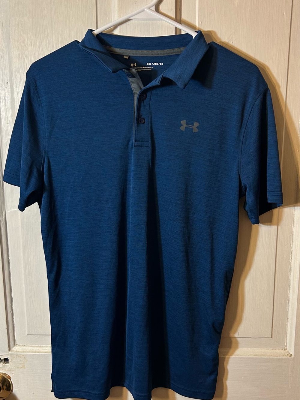 Under Armour Youth Blue Performance Polo
